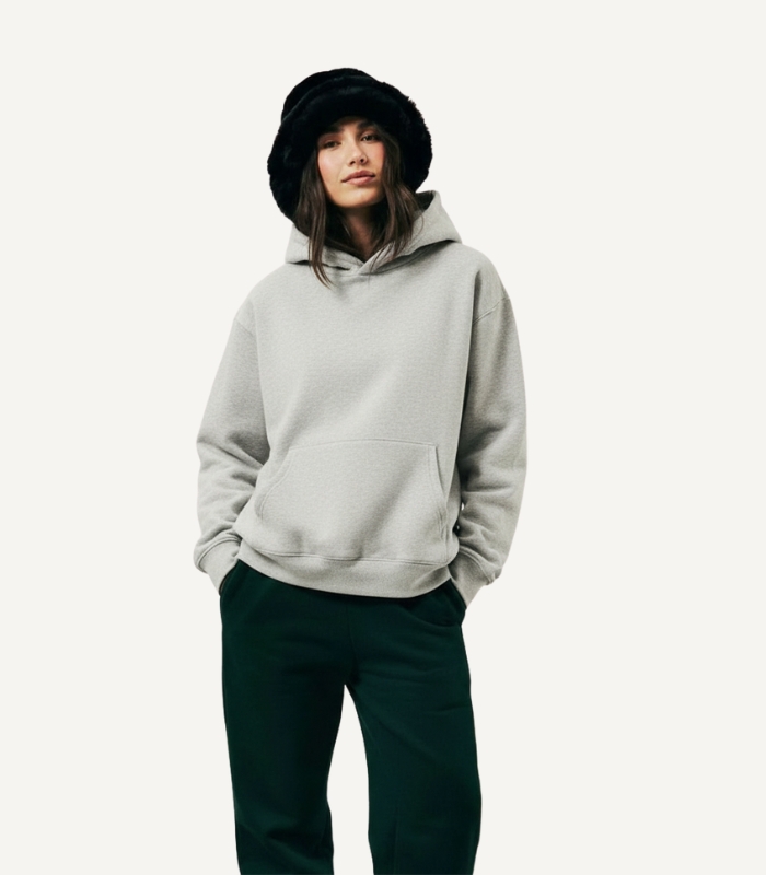 Parke Home Team Hoodie Heather Grey – Varsity Graphic Oversized Streetwear Essential