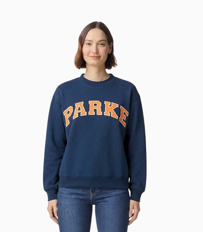 Parke Back to School Varsity Mockneck Sweatshirt Parke Back to School Varsity Mockneck Sweatshirt