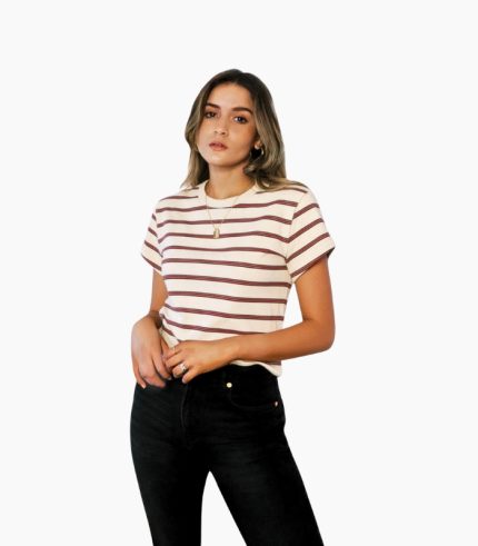Parke Firecracker Stripe T Shirt – 4th of July Cotton Graphic Tee