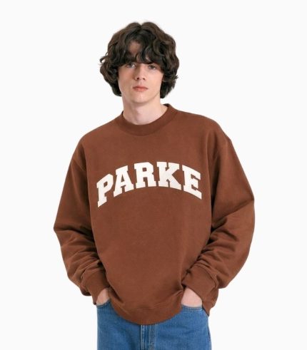 Parke Hometown Varsity Mockneck Mocha