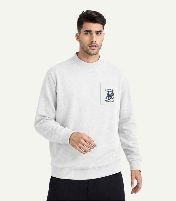 Aureum x Parke Mockneck Sweatshirt – Aureum x Parke Collab, Limited Edition Varsity Aureum x Parke Mockneck Sweatshirt – Aureum x Parke Collab, Limited Edition Varsity