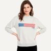 Parke Stars & Stripes Mockneck Sweatshirt – Patriotic Varsity Pullover